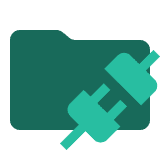 Folder search connection icon